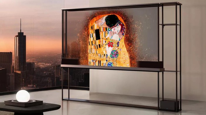 LG Luncurkan TV Transparan