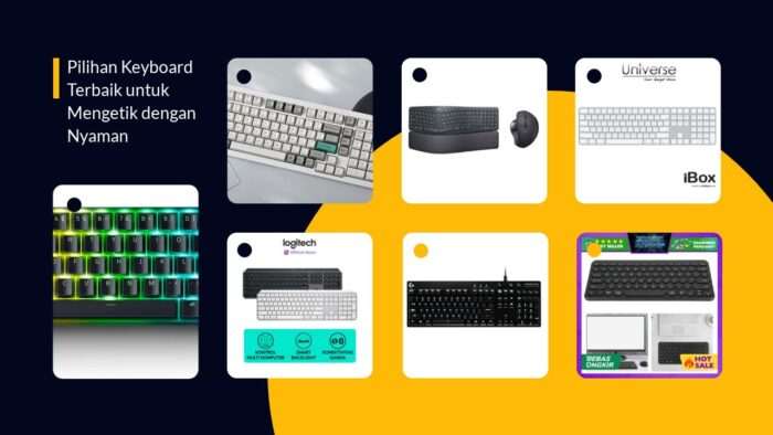 Keyboard Mechanical Paling Nyaman untuk Mengetik