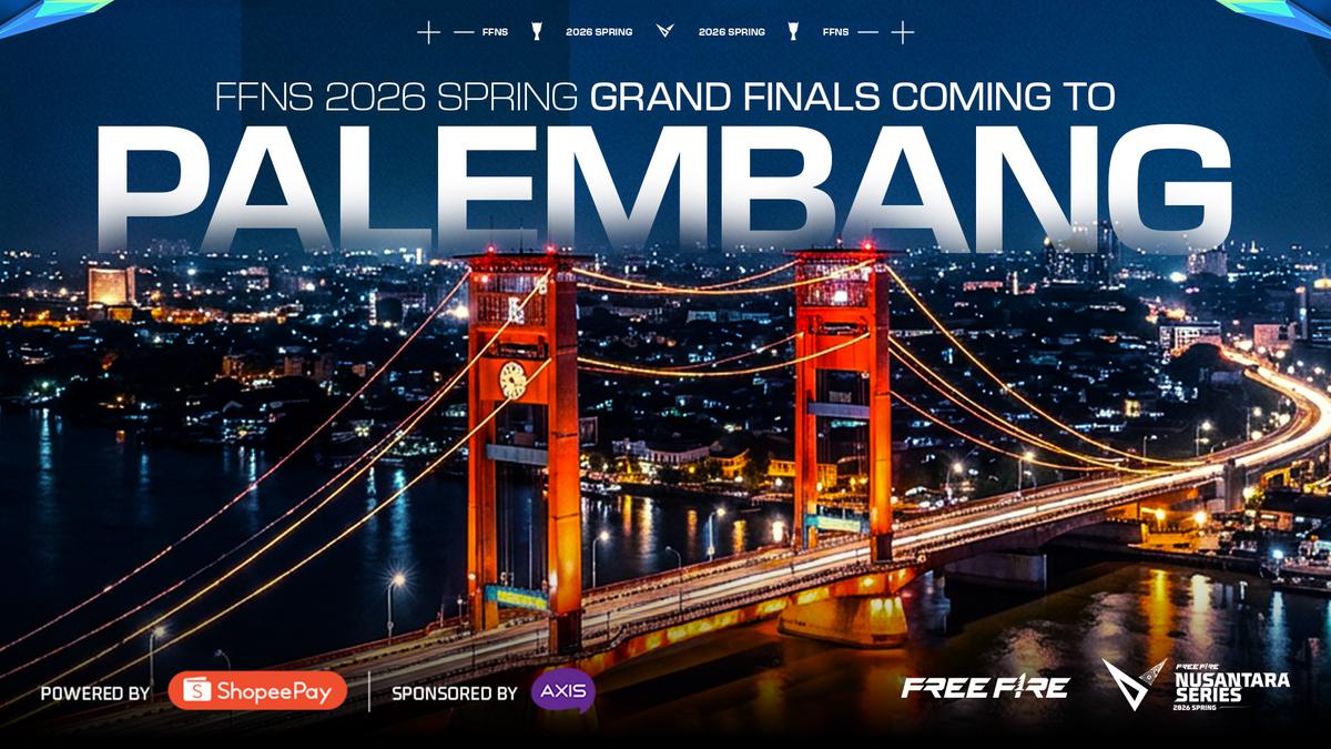 Final Besar FFNS 2026 Musim Semi Dilaksanakan di Palembang, 12 Tim Free Fire Siap Bertanding